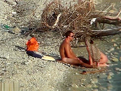 Hot Duo Enjoy Good Sex Time At Nudist Beach Spycam