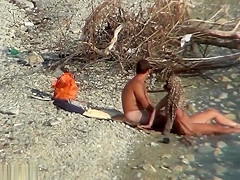 Hot Duo Enjoy Good Sex Time At Nudist Beach Spycam