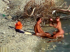 Hot Duo Enjoy Good Sex Time At Nudist Beach Spycam