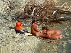 Hot Duo Enjoy Good Sex Time At Nudist Beach Spycam