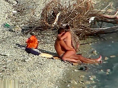 Hot Duo Enjoy Good Sex Time At Nudist Beach Spycam