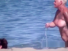 Beautiful Amateur Pregnant Nudist Milf Beach Voyeur Spy