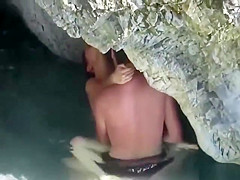 Couple caught fucking on the beach