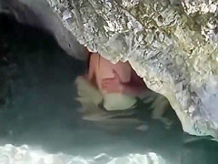 Couple caught fucking on the beach