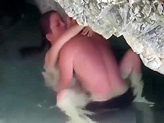 Couple caught fucking on the beach