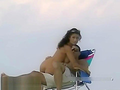 Couple split by Strangers on a nude beach