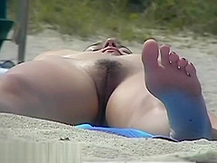 Gorgeous brazilian chicks beach voyeur vid