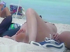Gorgeous brazilian chicks beach voyeur vid