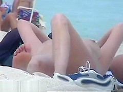 Gorgeous brazilian chicks beach voyeur vid