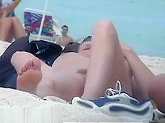 Gorgeous brazilian chicks beach voyeur vid