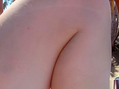 The beach whore for everyone on Gran Canaria UNCUT