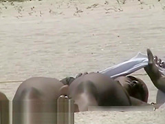 Nude beach sexy girls craze voyeur video