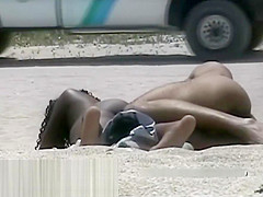 Nude beach sexy girls craze voyeur video