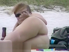 Nude beach sexy girls craze voyeur video