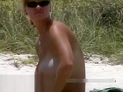 Nude beach sexy girls craze voyeur video