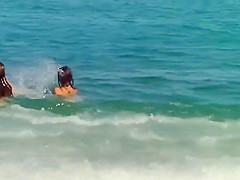 Random Topless Voyeur Sexy Beach Teens