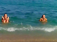 Random Topless Voyeur Sexy Beach Teens