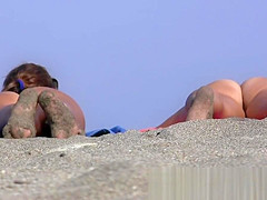 Some fun video we took in a nudist beach hidden cam