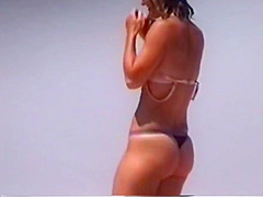 Delicious ass at beach