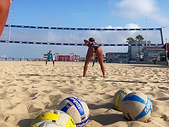 Beach Volleyball Big Ass
