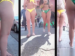 Big Ass Latina Thongs Close-Up Voyeur Spy Hidden Cam