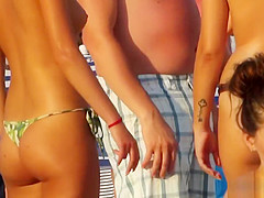 Topless Amateur Bikini beach Girls Voyeur Video HD