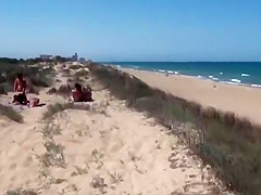 Sex on the beach - amateur foursome