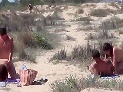 Sex on the beach - amateur foursome