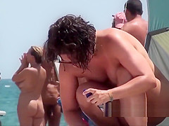 Big Butt Shaved Pussy Curvy Milfs Beach Voyeur HiddenSpy Cam
