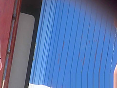 Sexy nudist chicks are being filmed on the beach