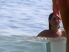 Spy cam of our kinky hunter is working on the beach