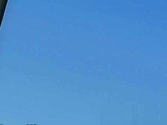 Sexy beach nudist women putting on lotion caught by spy cam