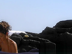 Saw this fit and firm Lady at the nudist beach