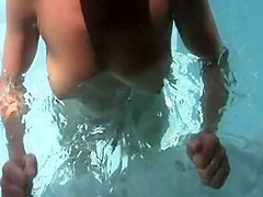 Cumshot, Beach, Blue Sky