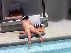 Cumshot, Beach, Blue Sky