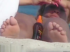 hot sexy college teen beach voyeur jiggly ass