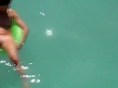 Sexy Naked Milfs Sunbathing Nude in the water voyeur spy cam