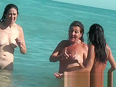 Our first time at a nude beach