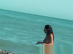 Our first time at a nude beach