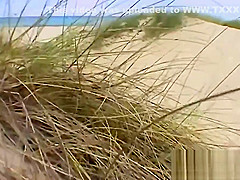 Strandschlampe in den Duenen gefingert