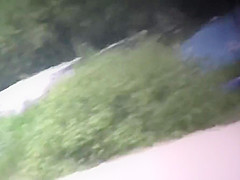 Nude Tanya playing frisbee on the beach