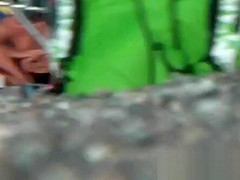 Nudist beach voyeur vid with two gorgeous brunettes all nake