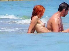 Nudist Sexy Private Beach Couples Voyeur Spycam HD Video