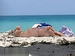 Undressed Beach Sexy Aged Erect Smiles on the nudist beach