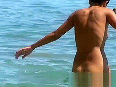 Real young beach nudist voyeur video