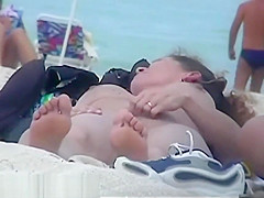 Real amateur hidden nudist voyeur video