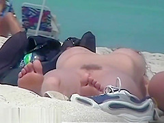 Real amateur hidden nudist voyeur video