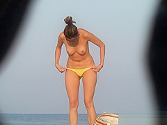 Shaved Pussy Pierced Clit Nudist Hot Milf Voyeur Video HD