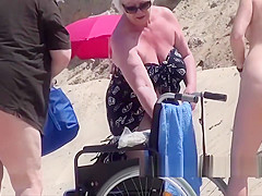 Nudists Milfs Spied By The Seaside With Hidden cam