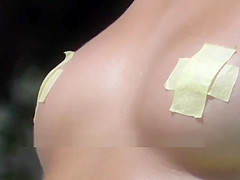 Sweet topless girl on bikini beach Ukraine. Hide camera